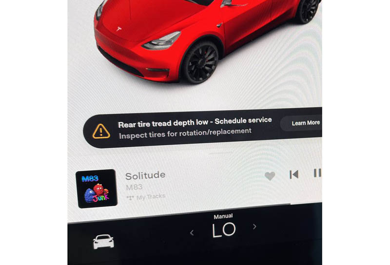 Tesla's Tread Depth Detection