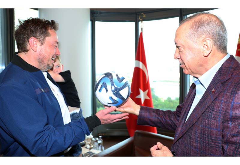 Elon meeting with President Erdogan