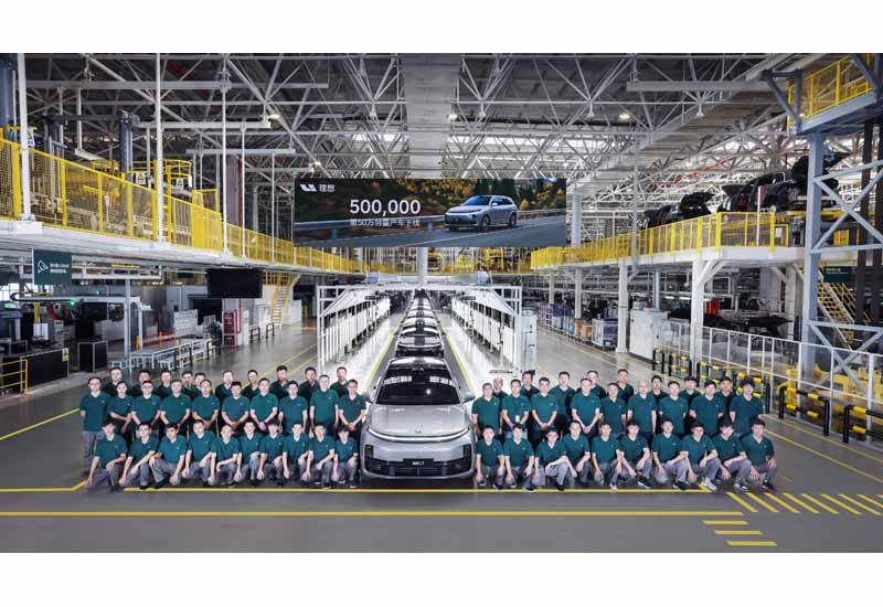 Li auto delivering its 500,000th vehicle in Beijing