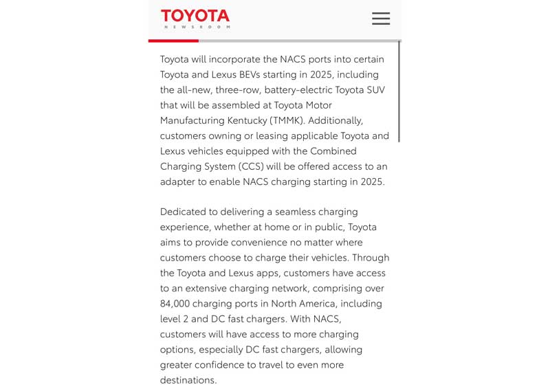 Toyota-Tesla-NACS-Charging-Standard 