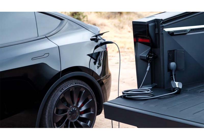 Tesla Cybertruck deliveries unlocked bidirectional charging features