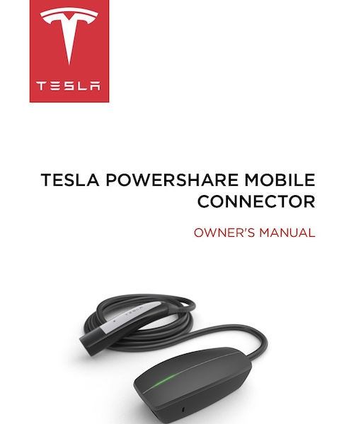 tesla PowerShare Mobile Connector