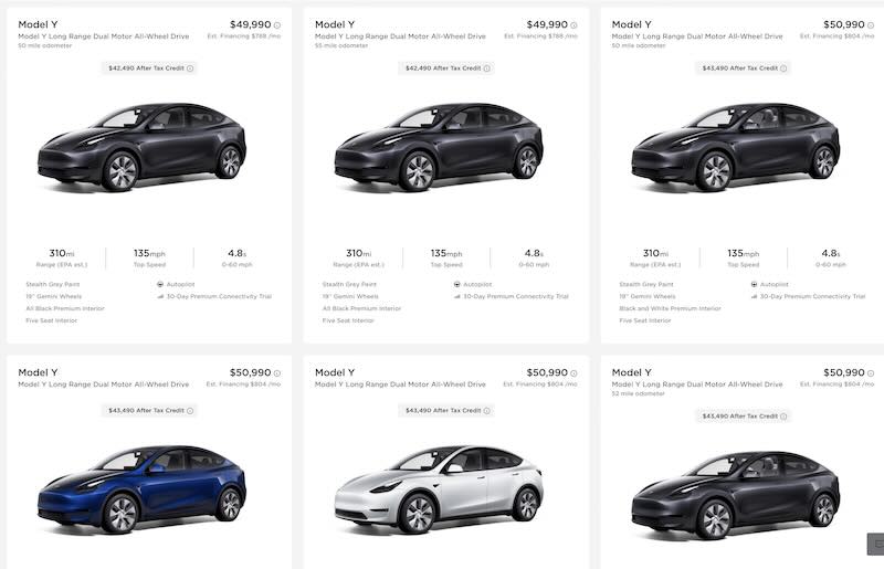 Tesla has removed all inventory discounts for all vehicle models in the U.S