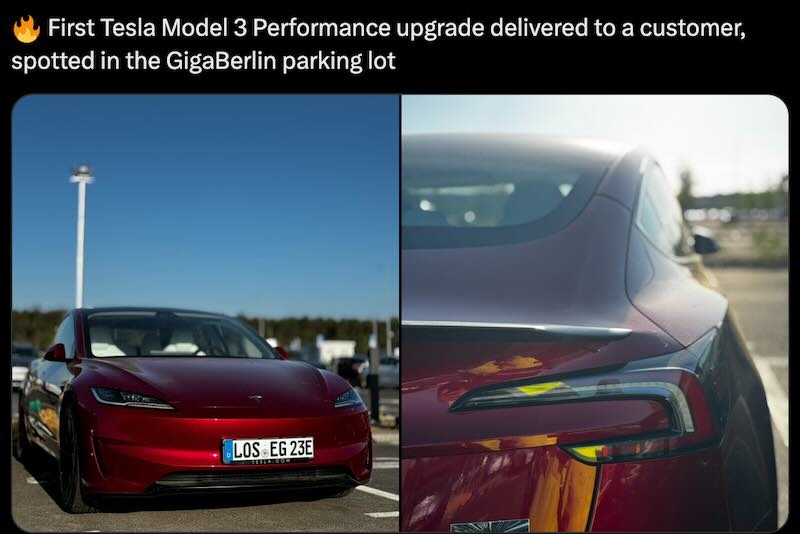 Model 3 Performance Europe