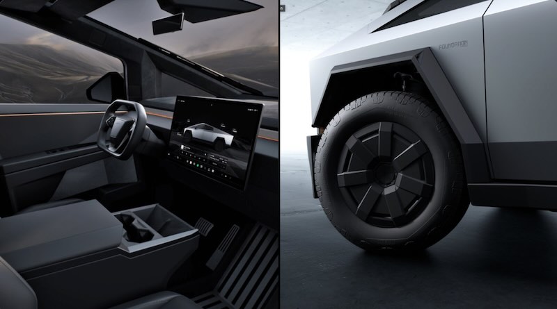Tesla has Launched Tactical Grey Interior and 20" Core wheel for the Foundation Series Cybertruck