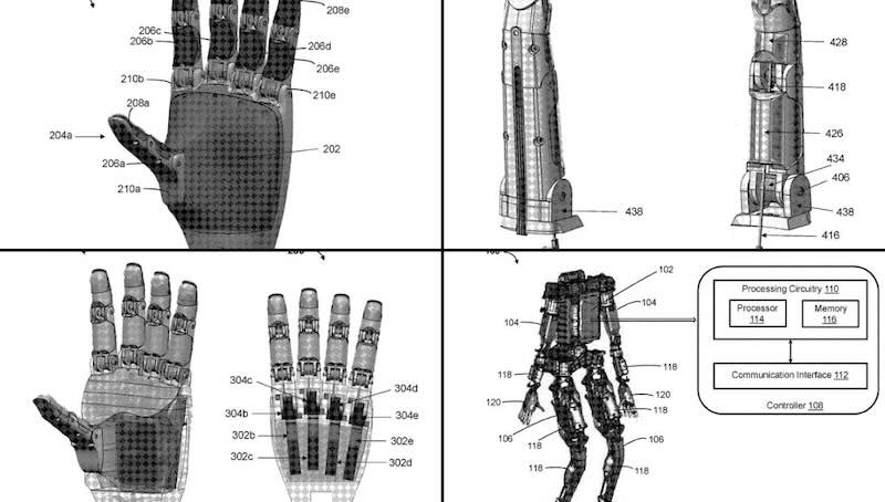 Tesla robotic hand design with cable-driven fingers