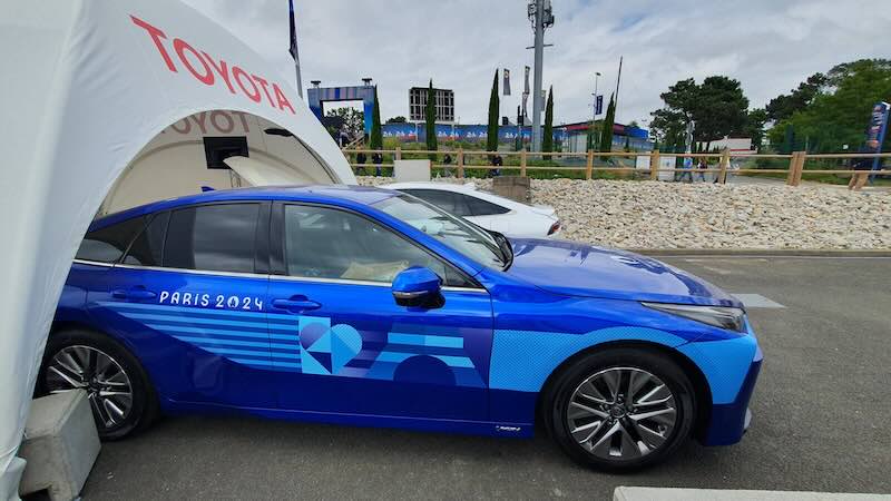 Toyota hydrogen propaganda at the Paris Olympics