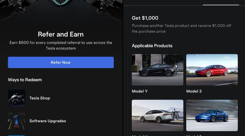 Tesla New Referral Program