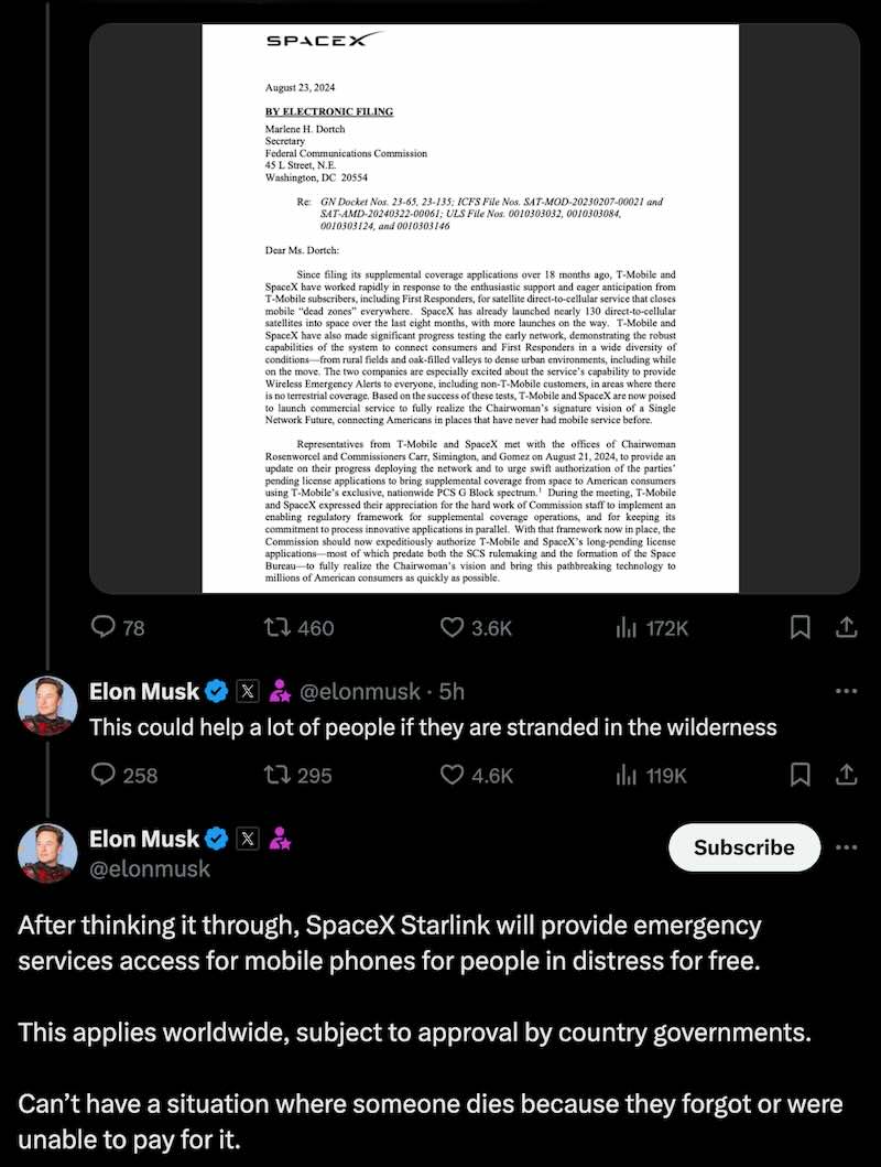 Elon Musk's Vision for Global Emergency Services