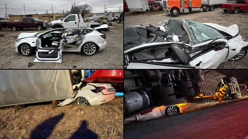 Tesla Owner Survives Truck Collision Thanks to Model 3's Ultra-Strong Safety Design