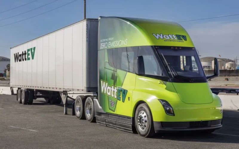 WattEV and Tesla Electrify Freight with 40 Heavy-Duty Electric Trucks by 2026
