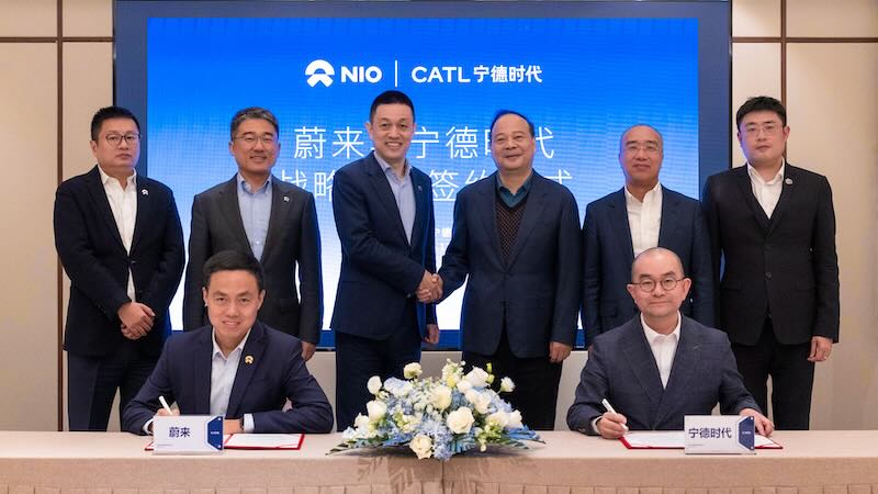 CATL Invests RMB 2.5B in NIO Energy