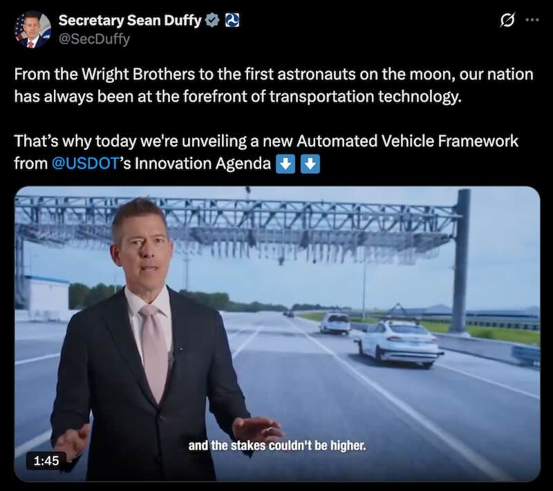 Trump Administration Cuts Red Tape for Autonomous Vehicles