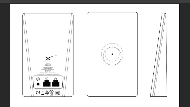 SpaceX Next-Gen Starlink Router UTR-251 Revealed in FCC Filings