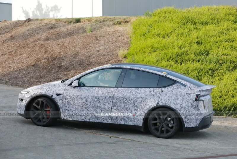 New Model Y Performance Prototype Spotted Testing at Nürburgring