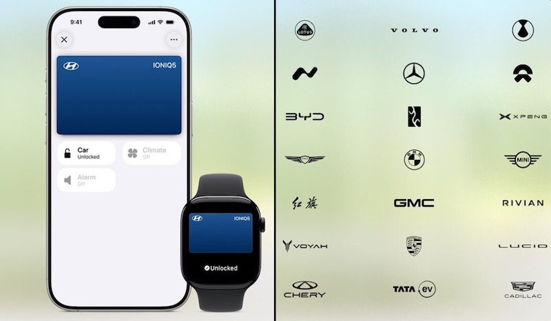 Apple CarKey Expands to 13 New Brands