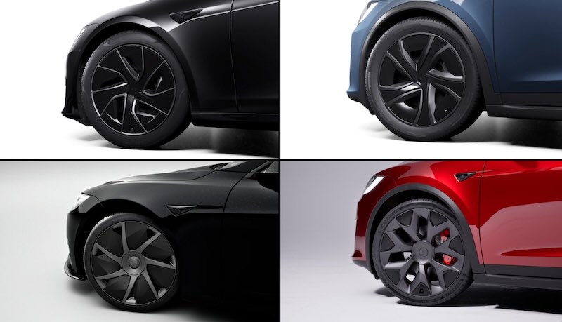 new wheels on the updated Model S and Model X