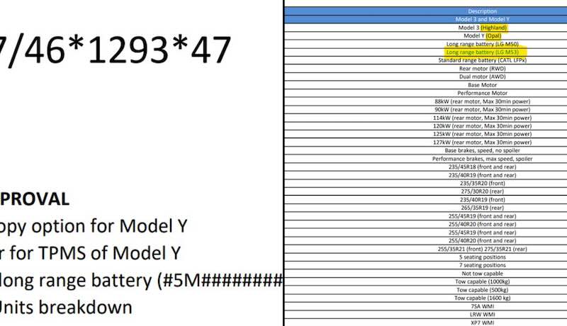 Tesla VC47 Update Adds 5M Long Range Battery to Model 3/Y