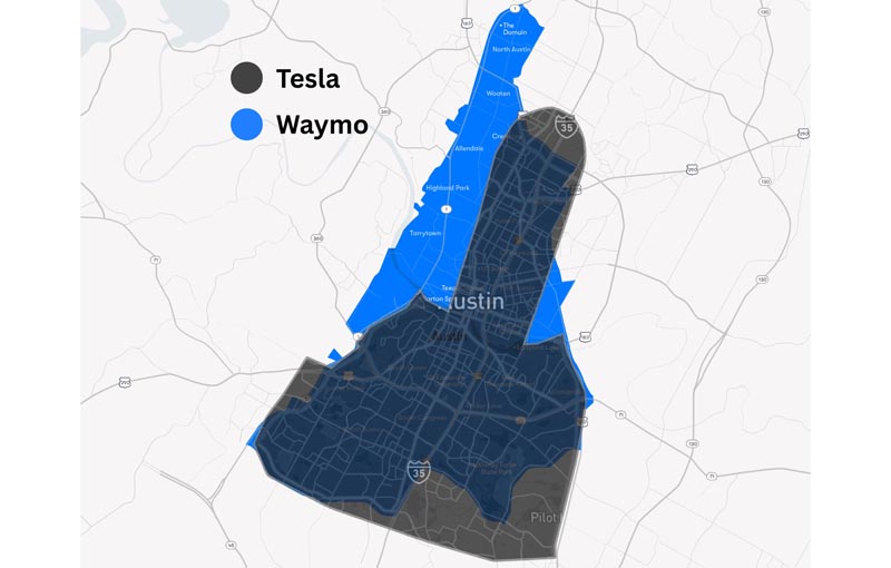 Tesla has again expanded its Robotaxi service area in Austin
