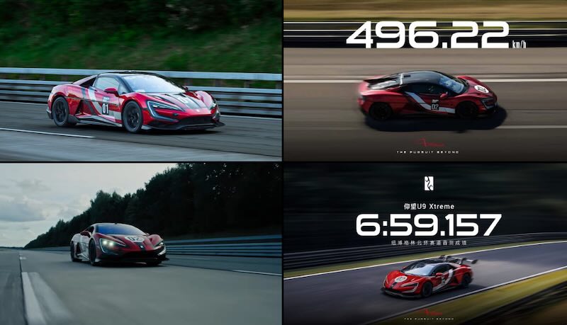 BYD Yangwang U9 Xtreme Breaks World Speed Record at 308 mph