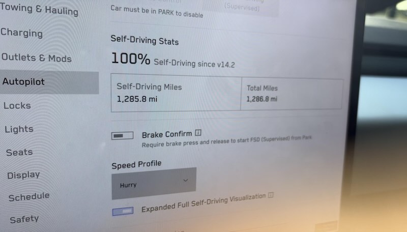 FSD 14.2 drove from Chicago to Cape Coral Florida.