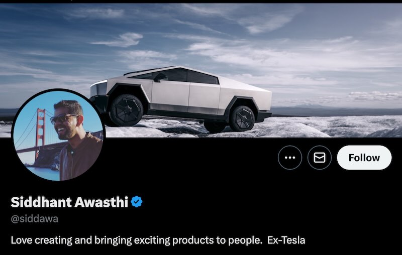 Siddhant Awasthi, Tesla's Cybertruck program lead exits after eight-year tenure