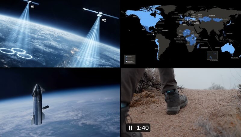 SpaceX Launches Updated Starlink Mobile Site With V2 Satellite Details ...