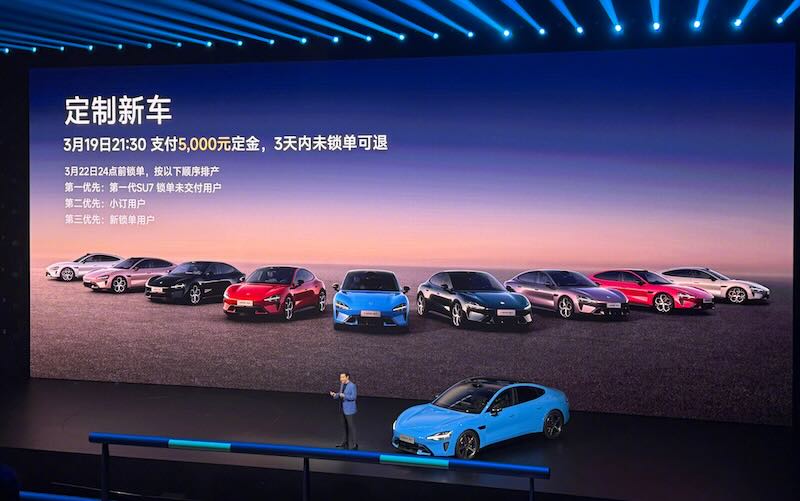 Xiaomi launched the next-generation SU7