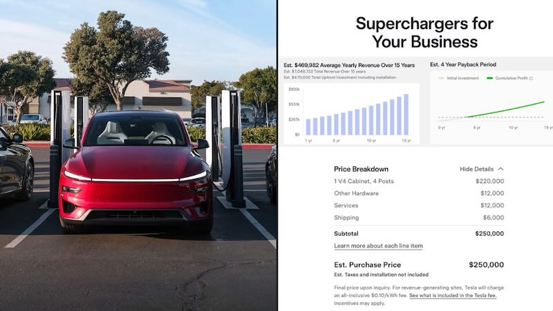 Tesla Supercharger for Business
