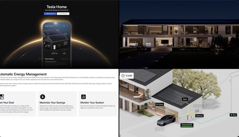 Tesla has launched Tesla Home, a home energy management system.