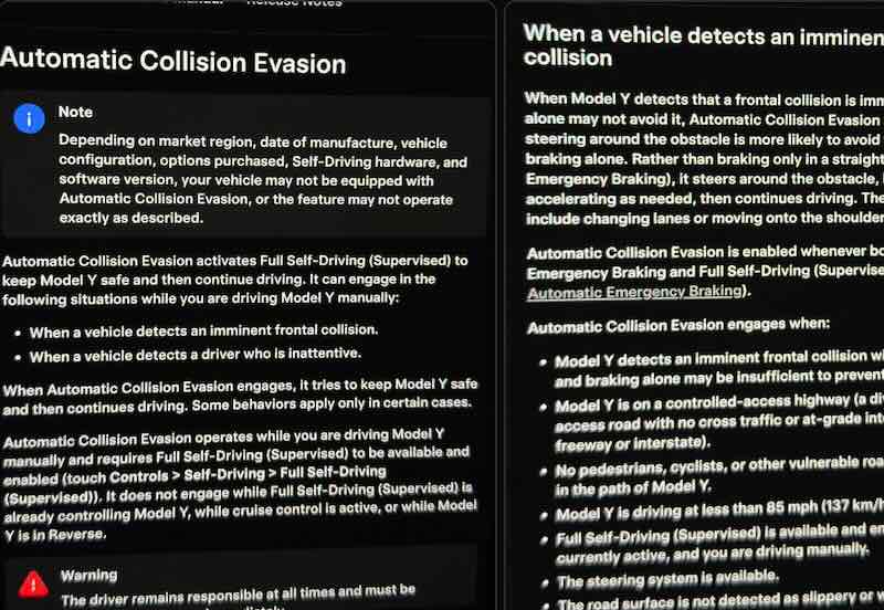 Tesla FSD V14.3.9 just officially started rolling out, and it comes with a cool new safety feature called Automatic Collision Evasion.