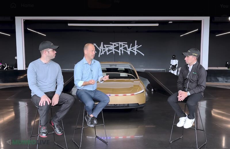 Lars on the Cybercab production line in new interview